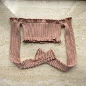 Are you am i Tiiu Blush Crop Top